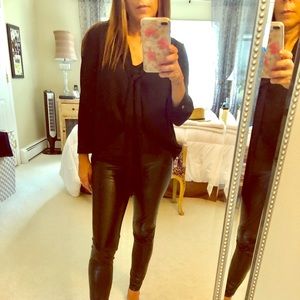 Anthropologie HD in Paris black blouse